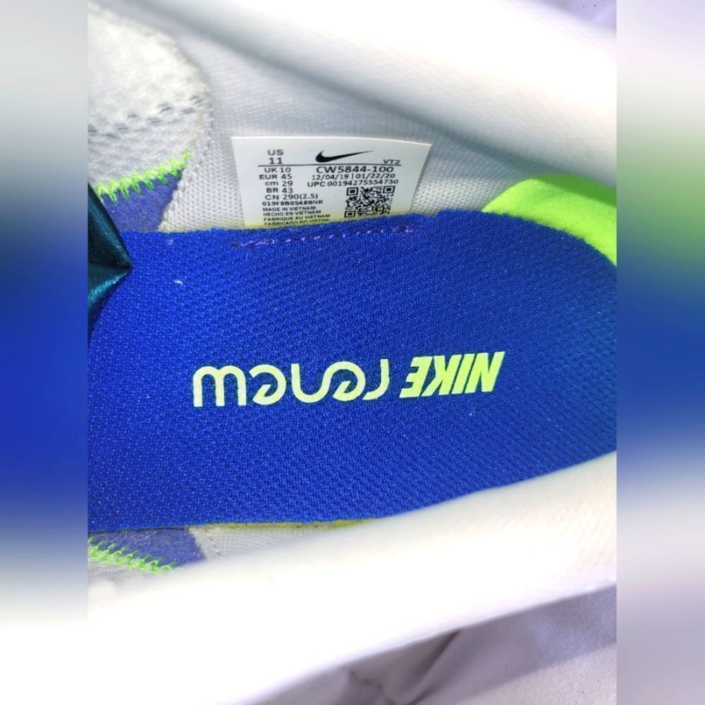 Nike Renew Run,Mens, Size 11, white & blue. - Picture 4 of 4